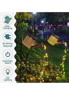 Solar Lights Outdoor for Garden Star Shower Garden Art Light Decor Watering Cans Crackle Metal Solar Yard Garden Stake Lights Fairy Waterfall Light for Garden Lawn Patio Courtyard - pzsku/ZF4D9CFEE6F3E136D26EAZ/45/_/1701155785/e1323860-4bd6-480b-8f08-a15c34382f14