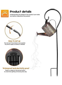 Solar Lights Outdoor for Garden Star Shower Garden Art Light Decor Watering Cans Crackle Metal Solar Yard Garden Stake Lights Fairy Waterfall Light for Garden Lawn Patio Courtyard - pzsku/ZF4D9CFEE6F3E136D26EAZ/45/_/1701155787/1ebbc404-4de9-4397-8614-48d769181d0e