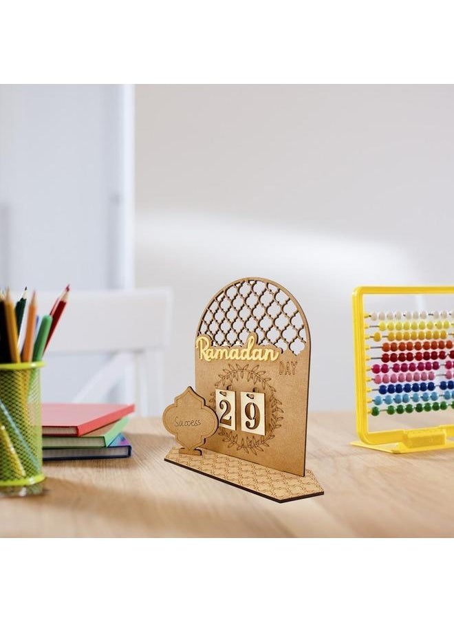 Ramadan Decorations Wooden Ramadan DIY Countdown Calendar Ornament Prayer Eid Ramadan Table Decoration for Festival Party Supplies - pzsku/ZF4D9E72BC5501246CCBBZ/45/_/1732119501/988b0052-8d81-435e-8cec-93b7f966eb92