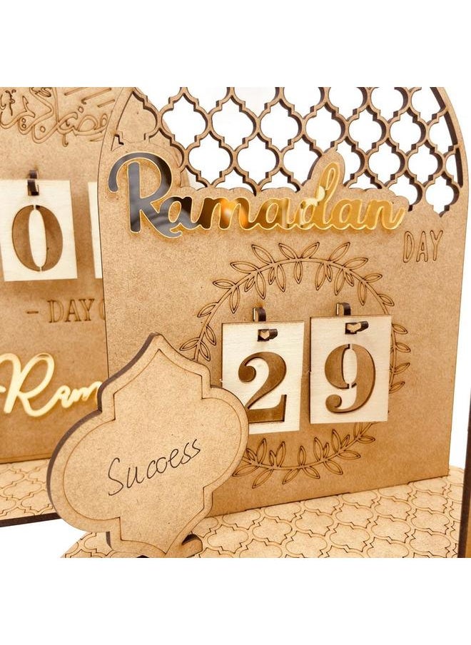 Ramadan Decorations Wooden Ramadan DIY Countdown Calendar Ornament Prayer Eid Ramadan Table Decoration for Festival Party Supplies - pzsku/ZF4D9E72BC5501246CCBBZ/45/_/1732119504/947bbdd5-5729-41a7-ac54-51935ccc9774