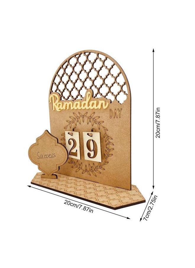 Ramadan Decorations Wooden Ramadan DIY Countdown Calendar Ornament Prayer Eid Ramadan Table Decoration for Festival Party Supplies - pzsku/ZF4D9E72BC5501246CCBBZ/45/_/1732119514/5cac506a-3ba6-4b51-9e29-83fb23d59faf