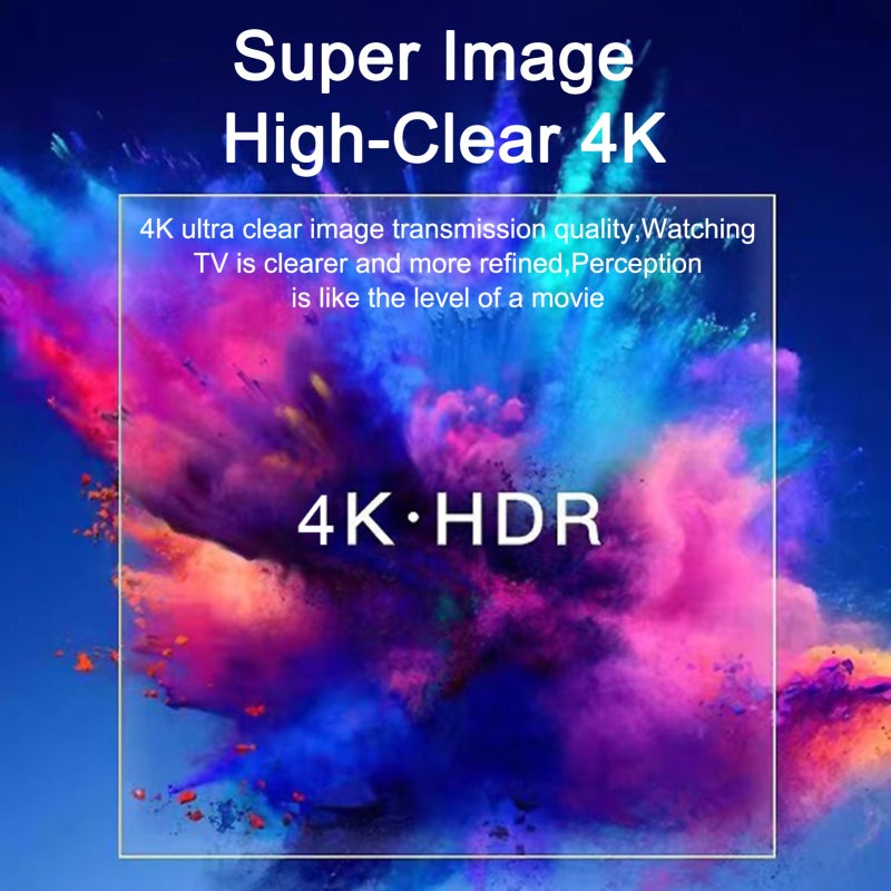 جهاز بث تلفزيون Google بدقة 4K فائقة الوضوح - واي فاي مزدوج النطاق 2.4G و5G - نظام تشغيل أندرويد 11 كروم كاست مع تلفزيون Google - معالج Amlogic S905Y4 للمسرح المنزلي - Image 4