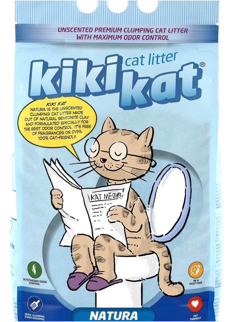 Cat Litter KikiKat Cat Litter Natural10L  - Image 1