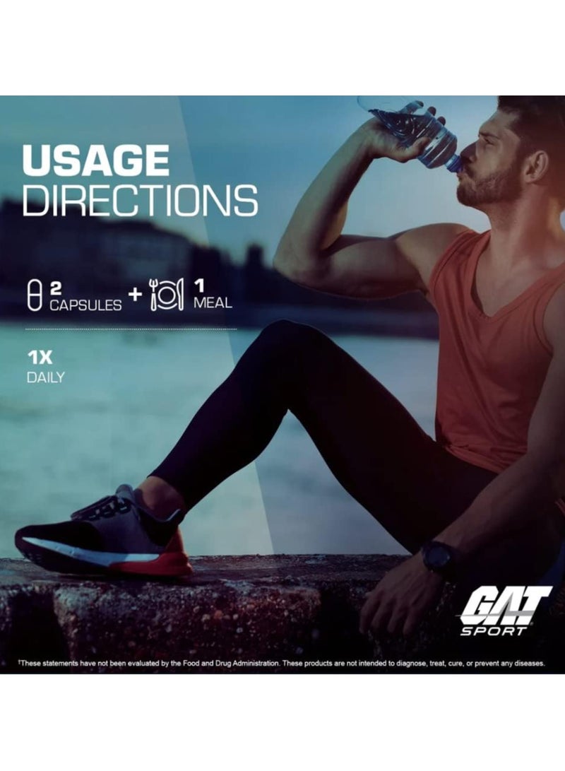 GAT SPORT Mens Multi + Test, 60 Tablets, 30 Servings  - Image 5