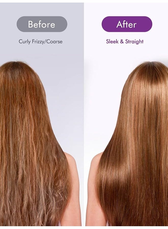 LANDOT Wide Flat Iron for Fast Straightening Thick/Long/Coarse Hair: 1-3/4 Inch Wide Plates, Dual Voltage & Adjustable Heat | Smooths Frizz, Delivers Sleek Shiny Results, Ceramic Plates for Thick, Long & Coarse Hair,12 Temps 250-450°F, 25s Fast Heat - Image 3