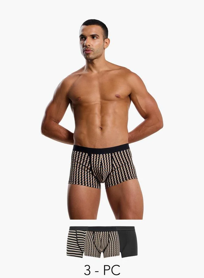 Splash FAV Men Assorted Trunks - Pack of 3