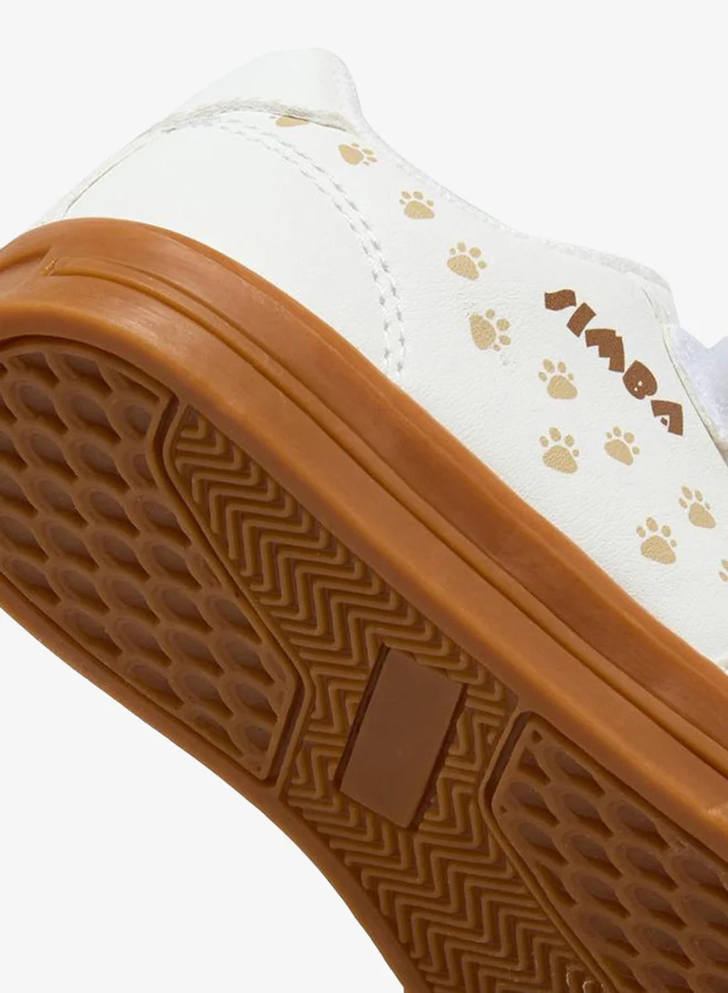 Disney WHITE Boys Simba Print Hook & Loop School Sneakers for Men | Best Price UAE