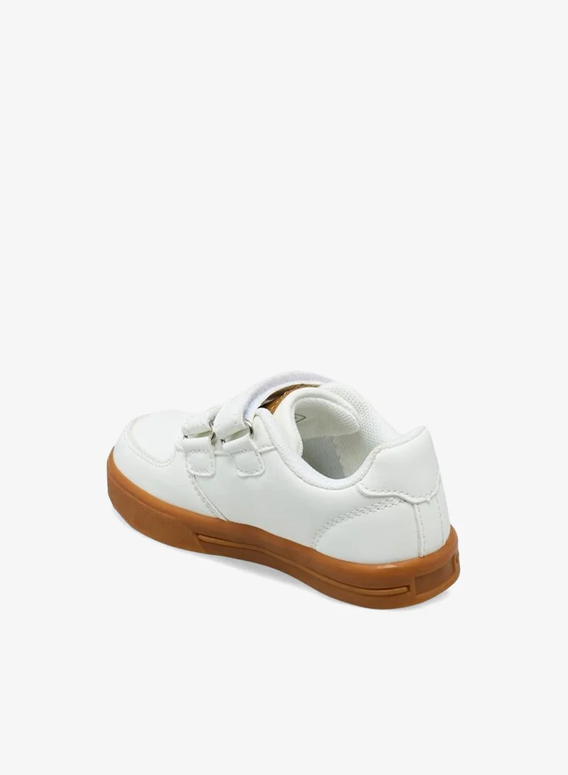 Disney WHITE Boys Simba Print Hook & Loop School Sneakers for Men | Best Price UAE