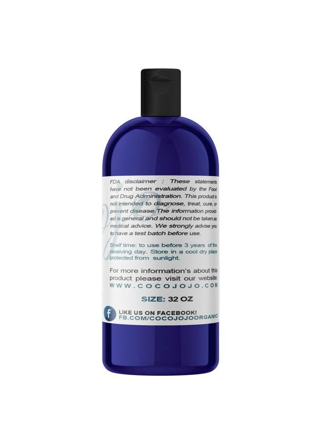 Dr Joe Lab - Castor Oil Organic, Cold Pressed Organic Castor Oil, Unrefined, Pure USDA Certified Hexane Free Non GMO - Natural Moisturizing Hydrating Hair Skin Face Body Nails - 32 Oz - Image 1