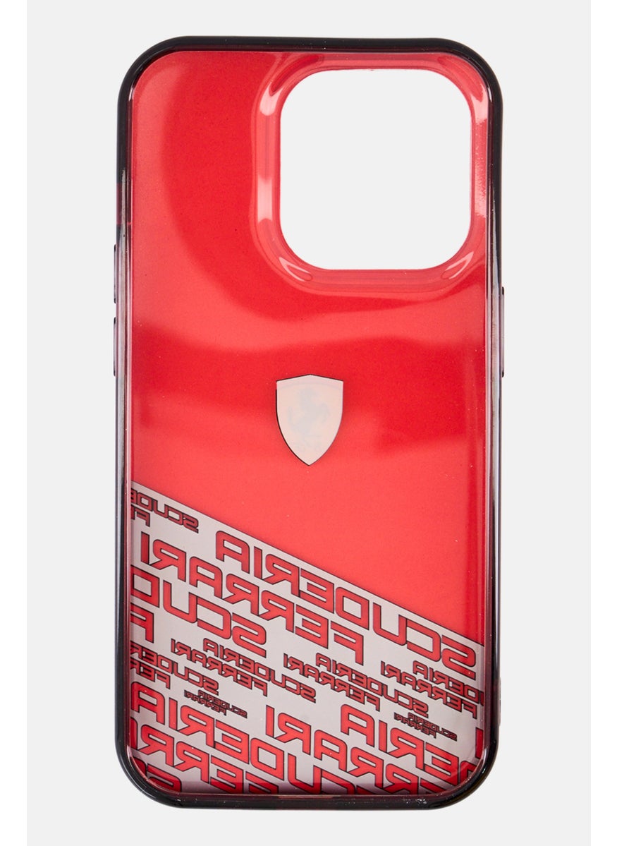 Scuderia Ferrari Iphone 14 Pro Brand Logo Protective Case, Red  - Image 2