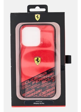 Scuderia Ferrari Iphone 14 Pro Brand Logo Protective Case, Red  - Image 1