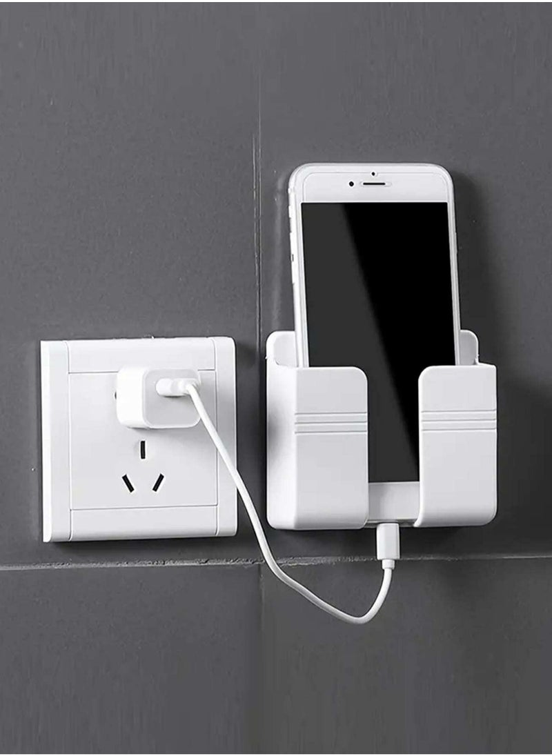 Generic A phone holder for charging the phone on the wall and a remote organizer with multi-colored double-face adhesive  - Image 1