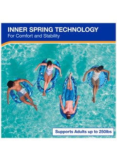 SwimWays Swimways Elite Spring Float Recliner Pool Lounger, Inflatable Pool Floats Adult with Fast Inflation, Pool Recliner for Adults up to 250 lbs  - Image 5