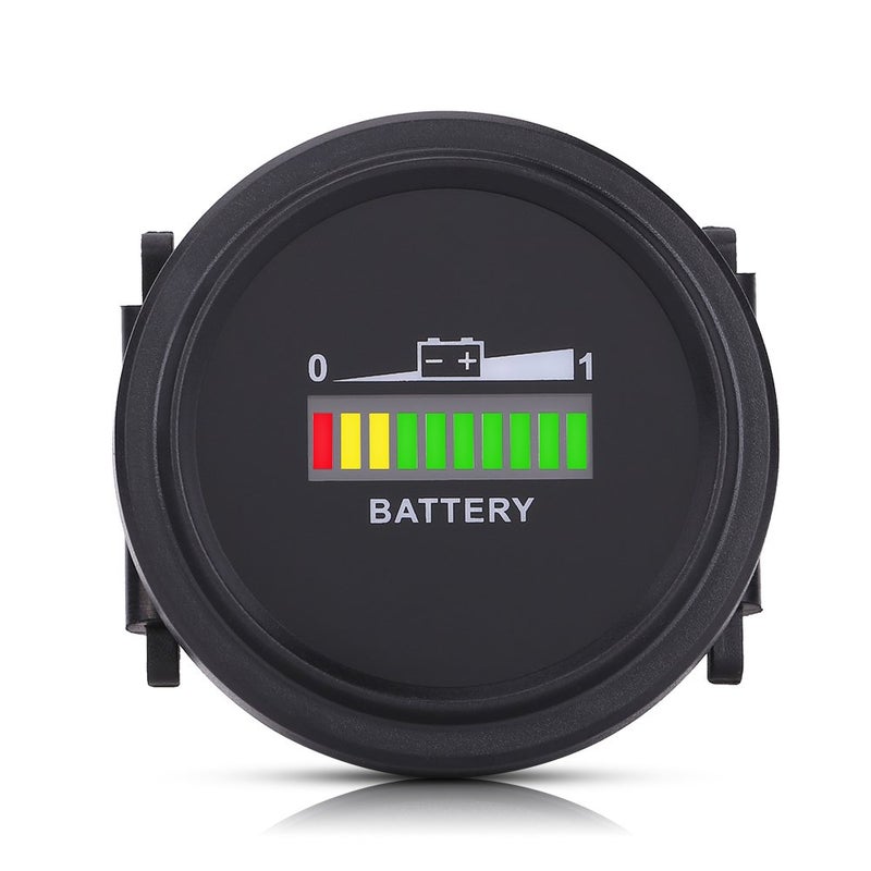 Cart Battery Meter 12V24V36V48V72V Battery Indicator LED Digital Battery Indicator Meter Gauge for Cart