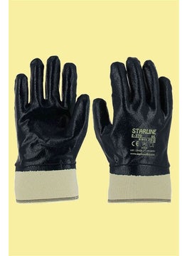 Starline E-370 Nitrile Economical Petroleum Gloves 10 Size 12 Pairs Price 