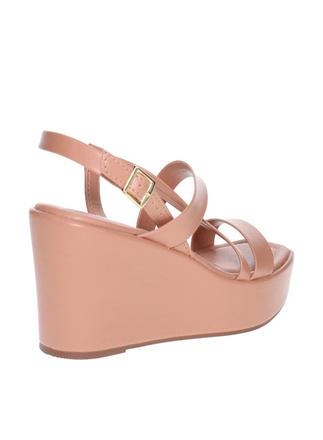 موليكا صنادل بكعب إسفيني للنساء - صنادل أنيقة بكعب إسفيني للبنات وللارتداء اليومي - Image 4