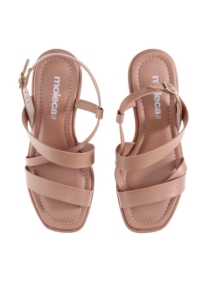 موليكا صنادل بكعب إسفيني للنساء - صنادل أنيقة بكعب إسفيني للبنات وللارتداء اليومي - Image 2