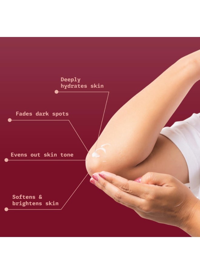 ningen - Saffron Knee and Elbow Cream I Enriched with Mulberry and Curcumin Extracts I Dermatologically Tested, Paraben Free I For Light and Bright Dark Joints & Elbows I 100g - Image 1