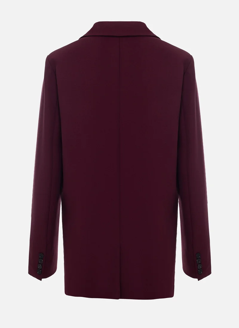 Lichi Single-breasted suiting jacket with oversized buttons