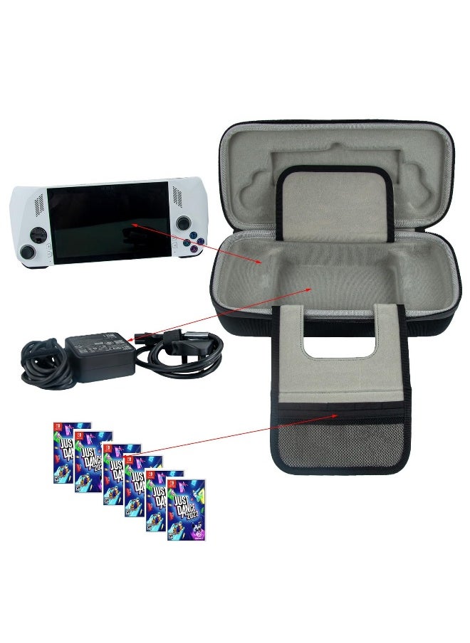 Generic - Hard Carrying Case Fit for Rog Ally Console, Compatible with Rog Ally Handheld Travel Protective Handbag, EVA Shockproof Storage Bag, Built-in Heat Dissipation Bracket, Waterproof Oxford Fabric - Image 1