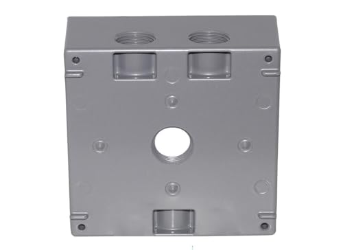 Sigma Electric, Gray Sigma Engineered Solutions, 14351 1/2-Inch 4 Hole 2-Gang Box, No Size - Image 5
