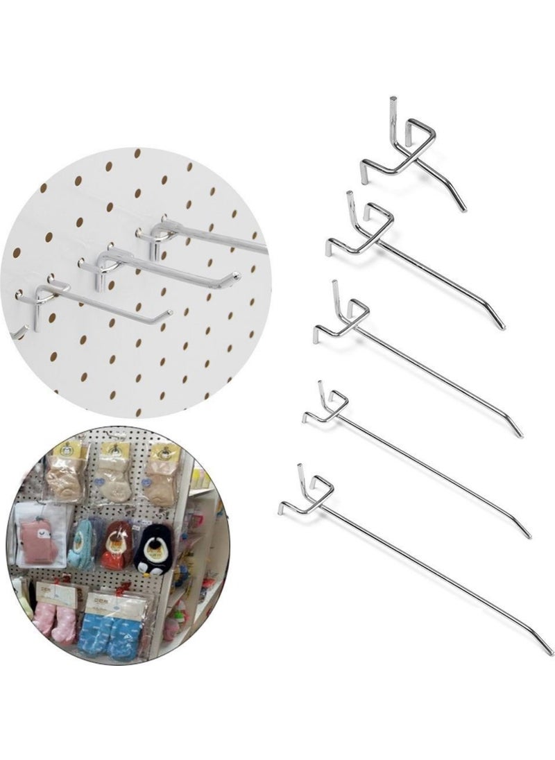 Manken İstanbul Mannequin Istanbul 25 cm Pegboard Hook Pegboard Shelf Hook 200 Pieces  - Image 3