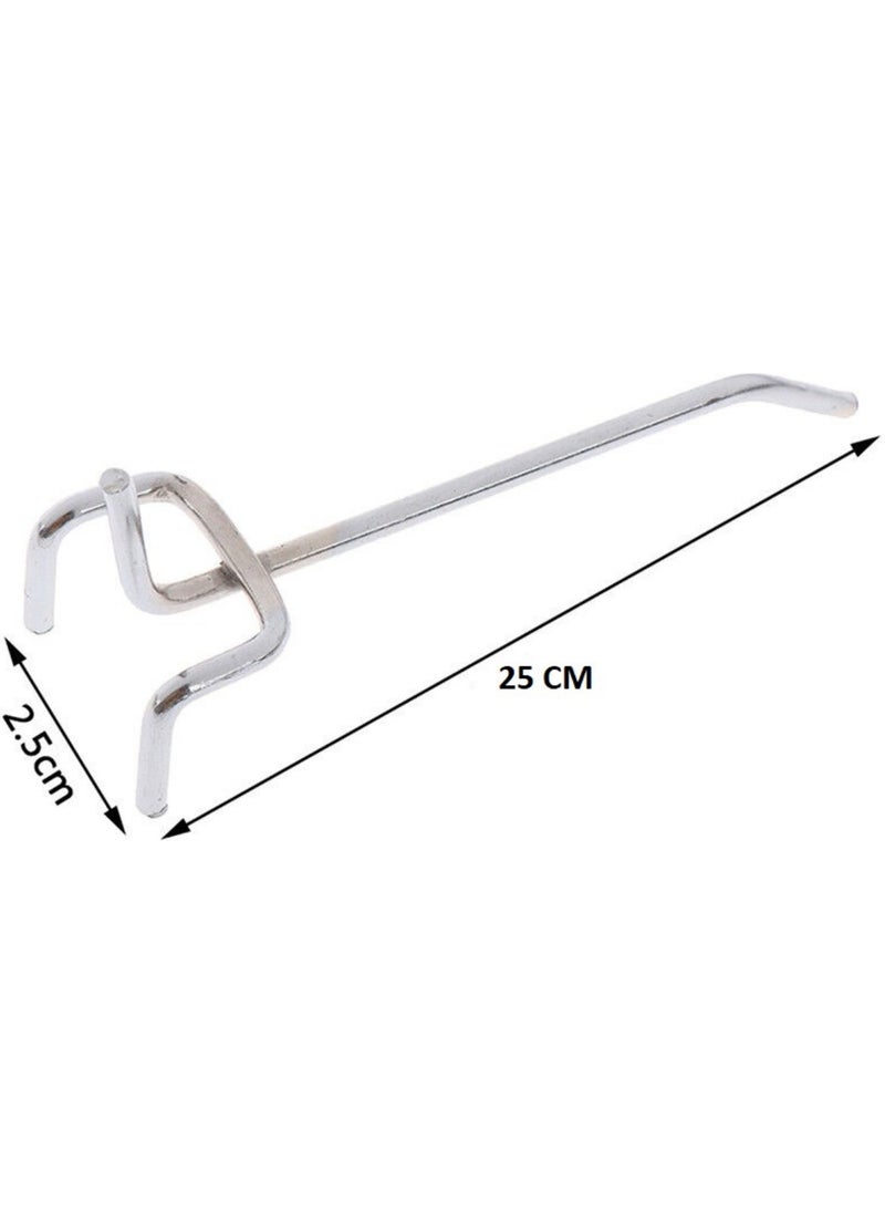 Manken İstanbul Mannequin Istanbul 25 cm Pegboard Hook Pegboard Shelf Hook 200 Pieces  - Image 5