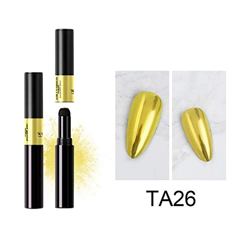 V VENALISA VENALISA Air Cushion Magic Powder Pen 15g nail art Laqcuer Mirror Effect Nail glitter Fast Design manicure Makeup Holographic chrome VenMPPTA26 - Image 2