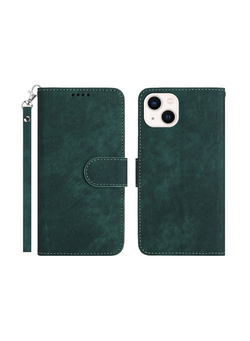 Suteni Flip Cover Leather Protective Hidden Card Slots Phone Case for iPhone - Image 1
