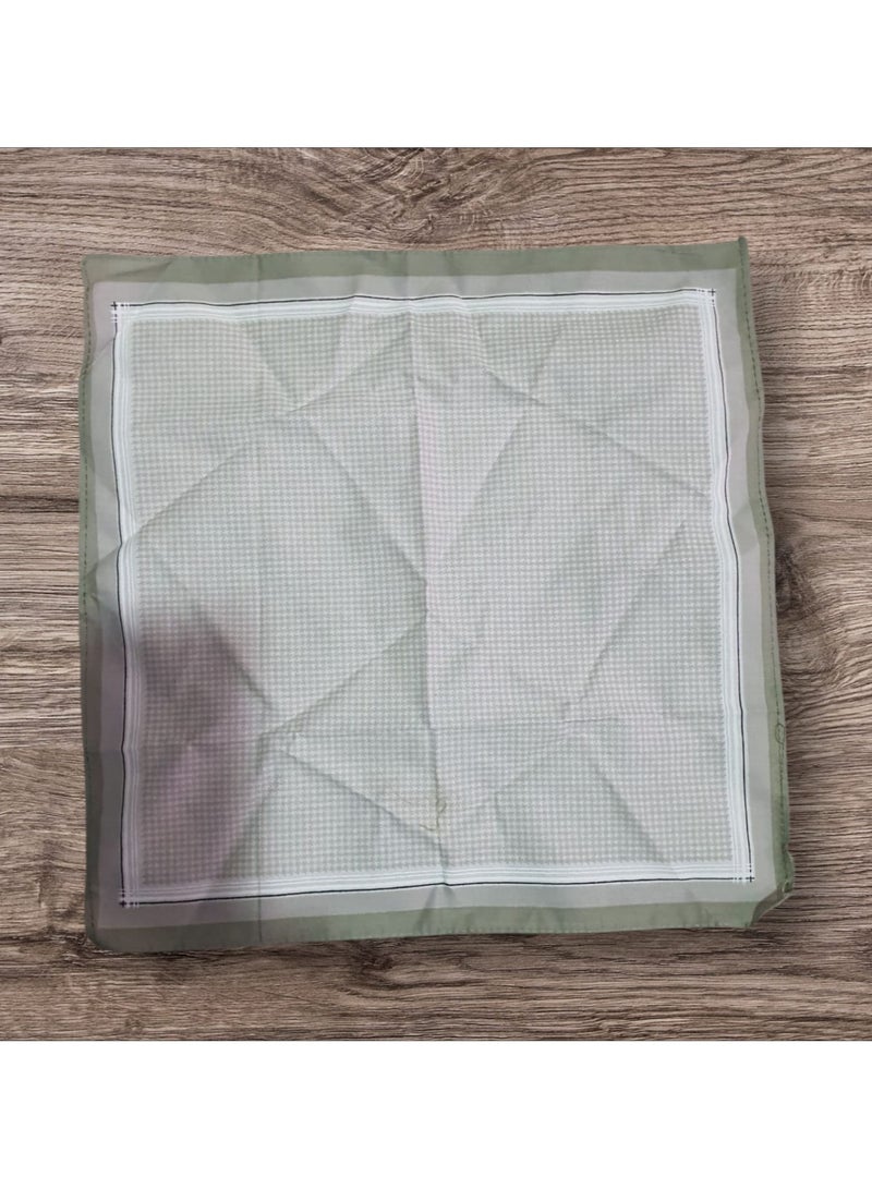 Set of 6 PC Light Colours Handkerchiefs 100% Soft Cotton Premium Collection Handkerchiefs Hanky for Men Emboss Design  - Image 4