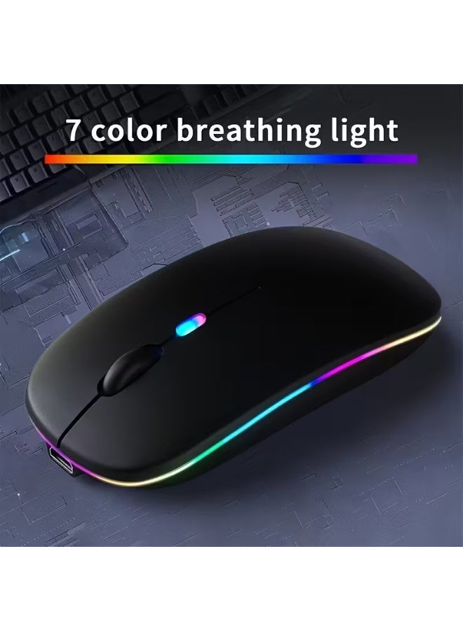 Silent rechargeable wireless mouse Type-C - Image 2