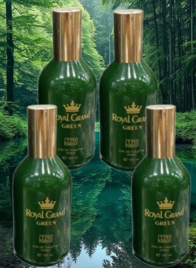 تي أر آي 4 قطع عطر رويال جراند جرين 100مل - Image 1