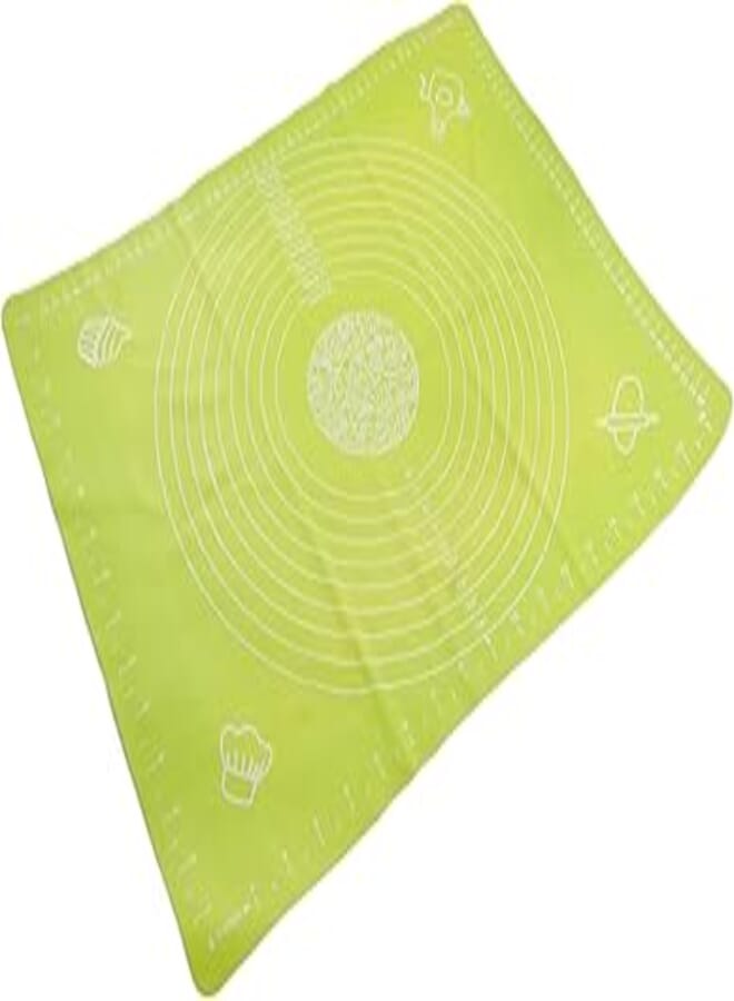 Silicone Dough Mat With Measurements 40 * 50 Cm, Worl-380 Light Green