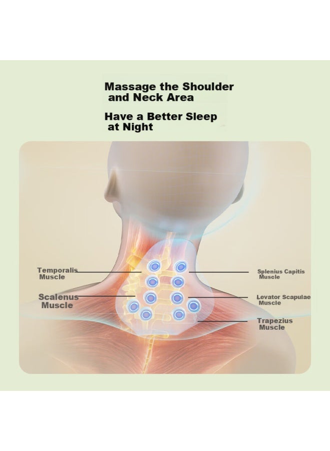 Skg Memory Foam Neck Pillow Neck Massager Memory Foam Pulse P5 Yado Gift Box Set Gift - Image 4