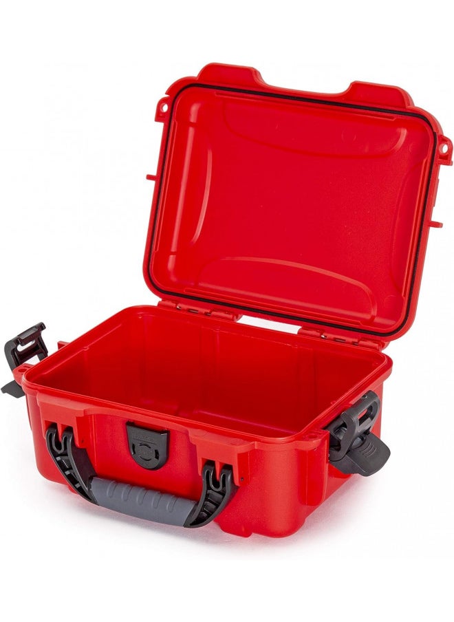 Nanuk 904 Waterproof First Aid Prepper Survival Gear Dust and Impact Resistant Case - Empty - Red