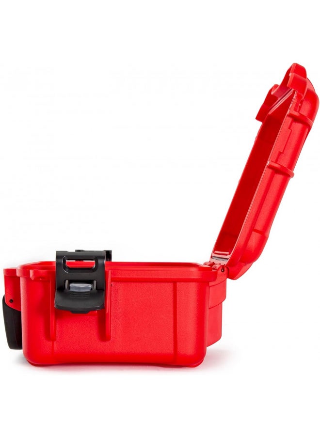 Nanuk 904 Waterproof First Aid Prepper Survival Gear Dust and Impact Resistant Case - Empty - Red
