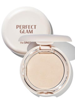 Glam Glow Pact - Illuminating Pressed Powder For Oily & Combo Skin - Matte Finish With Radiant Finish - Sebum Control Pore Refining Pact With Natural Luminous Glow, 0.3Oz.