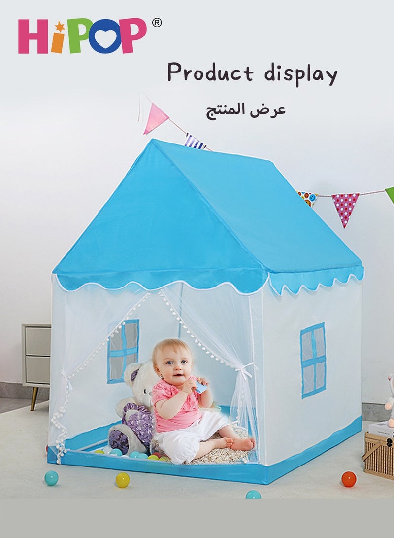 HIPOP Kids Play House Tent with Hanging Ornaments,Breathable and Foldable,Children Indoor Playhouse - Image 5
