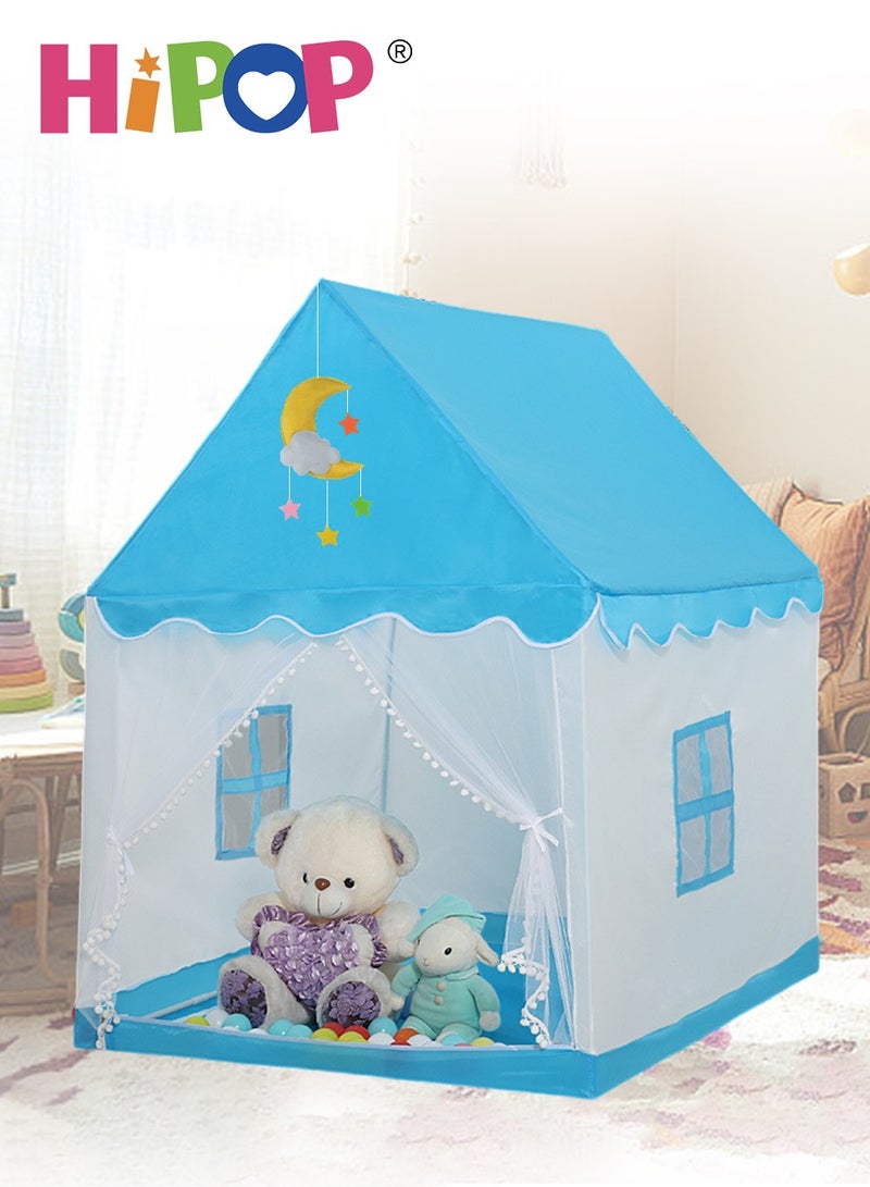 HIPOP Kids Play House Tent with Hanging Ornaments,Breathable and Foldable,Children Indoor Playhouse - Image 1