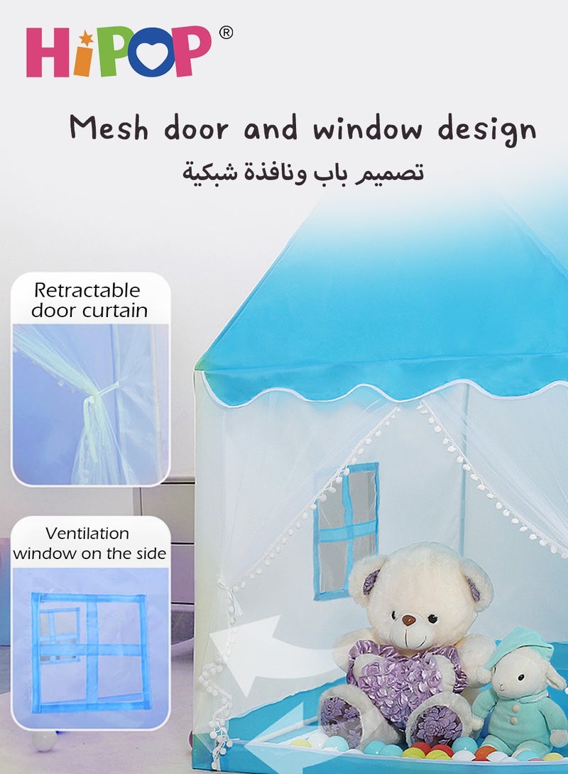 HIPOP Kids Play House Tent with Hanging Ornaments,Breathable and Foldable,Children Indoor Playhouse - Image 3