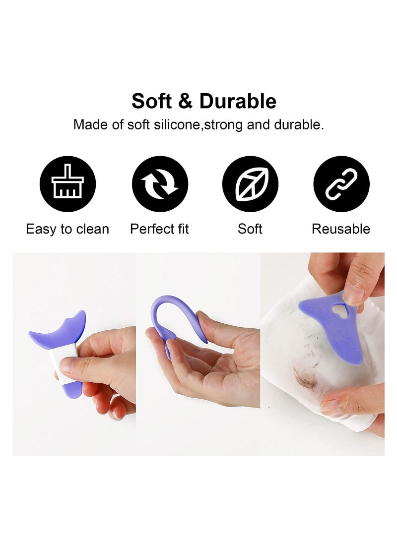 LEVGLAKE 3 Pack Eyeliner Stencils, Silicone Eyeliner Aid Tool Eyeliner Guide Tool Mascara Shield Applicator Eye Makeup Stencils for Eyeliner, Eyelashes, Eyeshadow - Image 5