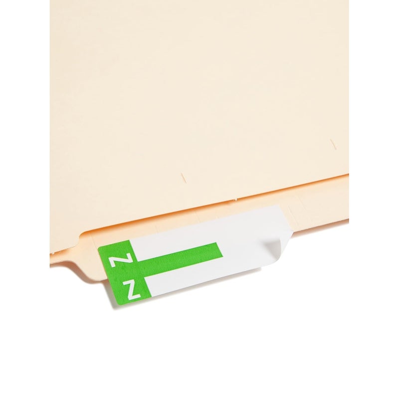 Smead AlphaZ NCC Color-Coded Label, M&Z, Label Sheet, Light Green, 100 per Pack (67164) - Image 4