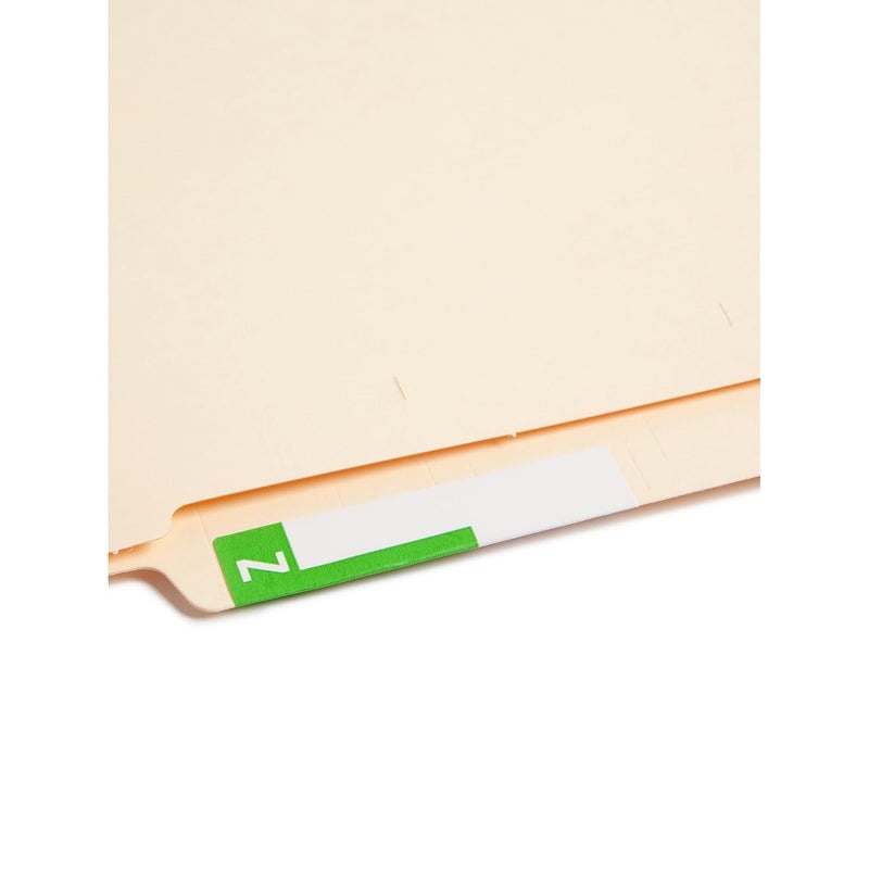 Smead AlphaZ NCC Color-Coded Label, M&Z, Label Sheet, Light Green, 100 per Pack (67164) - Image 5