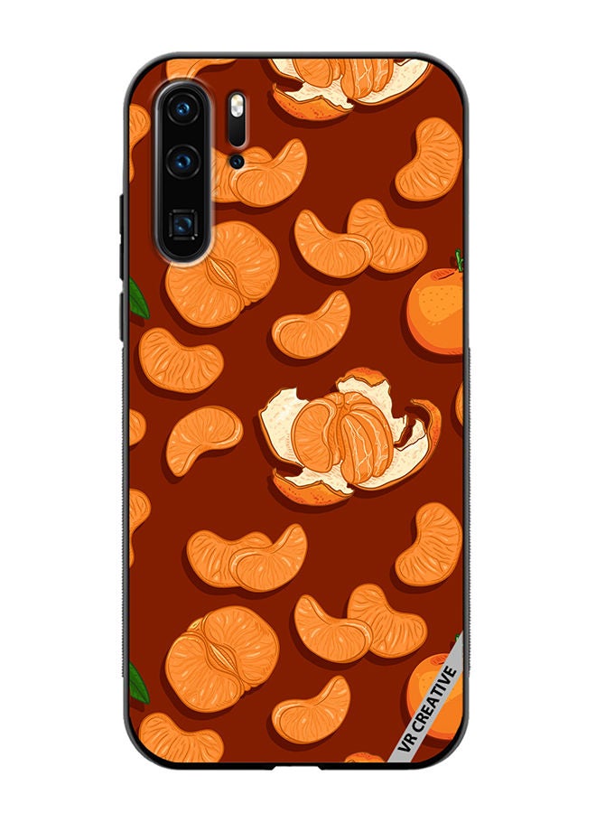 VR CREATIVE Protective Case Cover For Huawei P30 Pro Tangerines Design Multicolour - Image 1