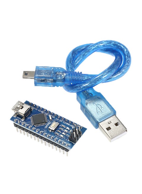 Micro-Controller Board With USB Cable For Arduino E630-2 Blue