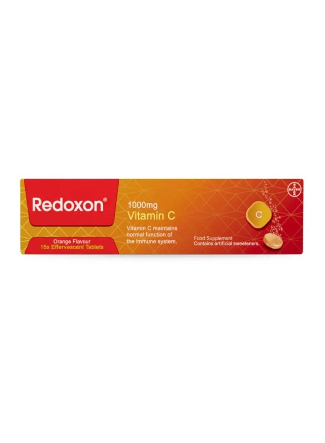 Redoxon Vitamin C Orange 15 Effervescent Tablets