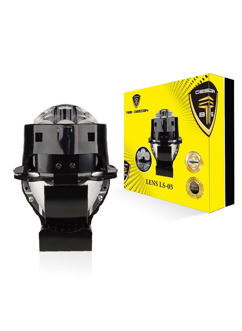 Toby's TBS Design Lens LS-05 – 3.0 Inch Bi-LED Projector, High Beam 90W, Low Beam 50W, 4300K Warm White, 2-Piece Set - Image 1