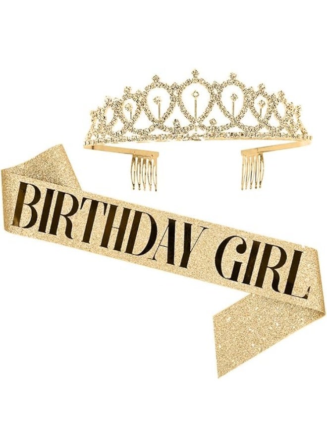 ناكسوس طقم هدايا لحفلات أعياد الميلاد للبنات والسيدات، يتضمن طوقًا وتاجًا وحزامًا للرأس، بالإضافة إلى مجموعة هدايا لتزيين حفلات الأميرات. - Image 1