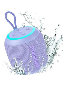 Tronsmart Tronsmart T7 Mini Portable Compact Bluetooth Speaker with Lights, Bluetooth 5.3, 15W, 18 Hours Playtime, 360° Stereo Sound, IPX7 Waterproof, for Home, Outdoor, Travel, (Purple)  - Image 1