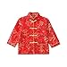 Noubeau Boy Tang Suit Dragon Long Sleeve Shirt Chinese New Year outfit Chinese Traditional Clothes for Kids Winter Jackets CoatRed68 Years - Image 3